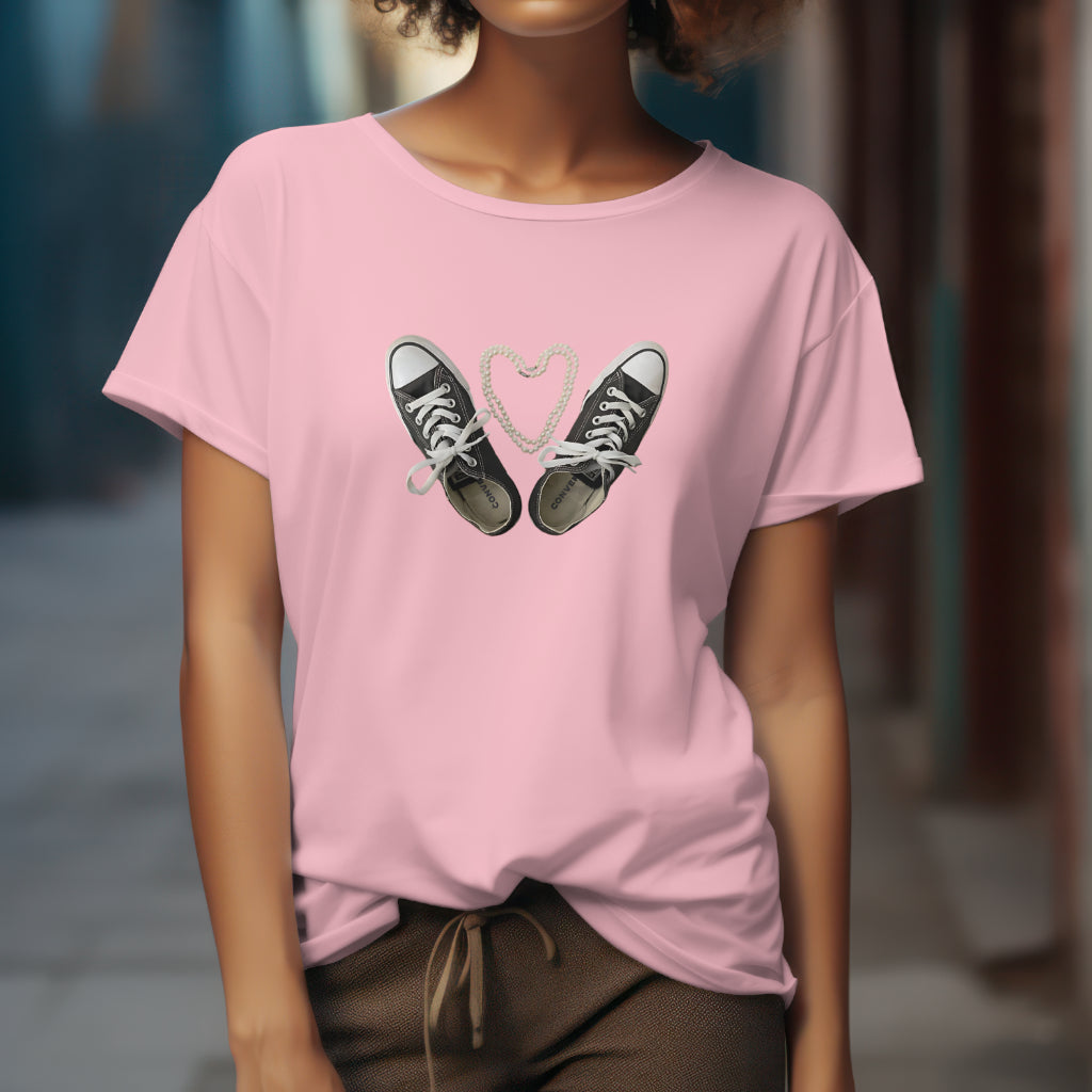 Chucks and Pearls T-Shirt – Show Your Support for Kamala Harris 2024