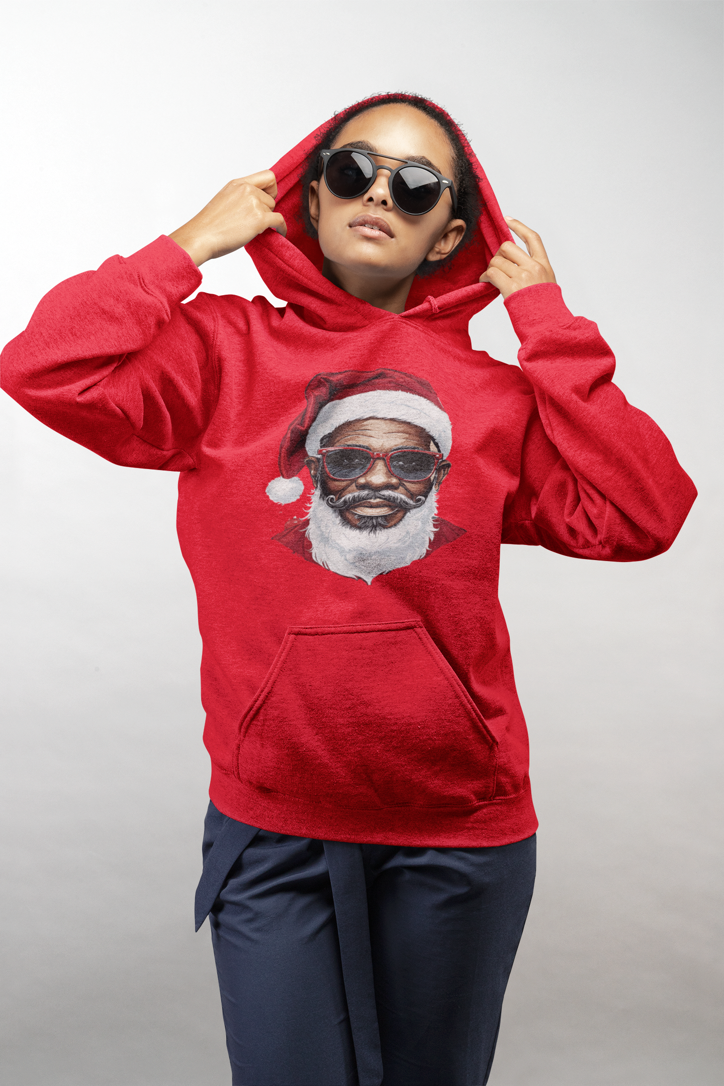 Stay Festive, Stay Fly: Santa Swag Hoodie