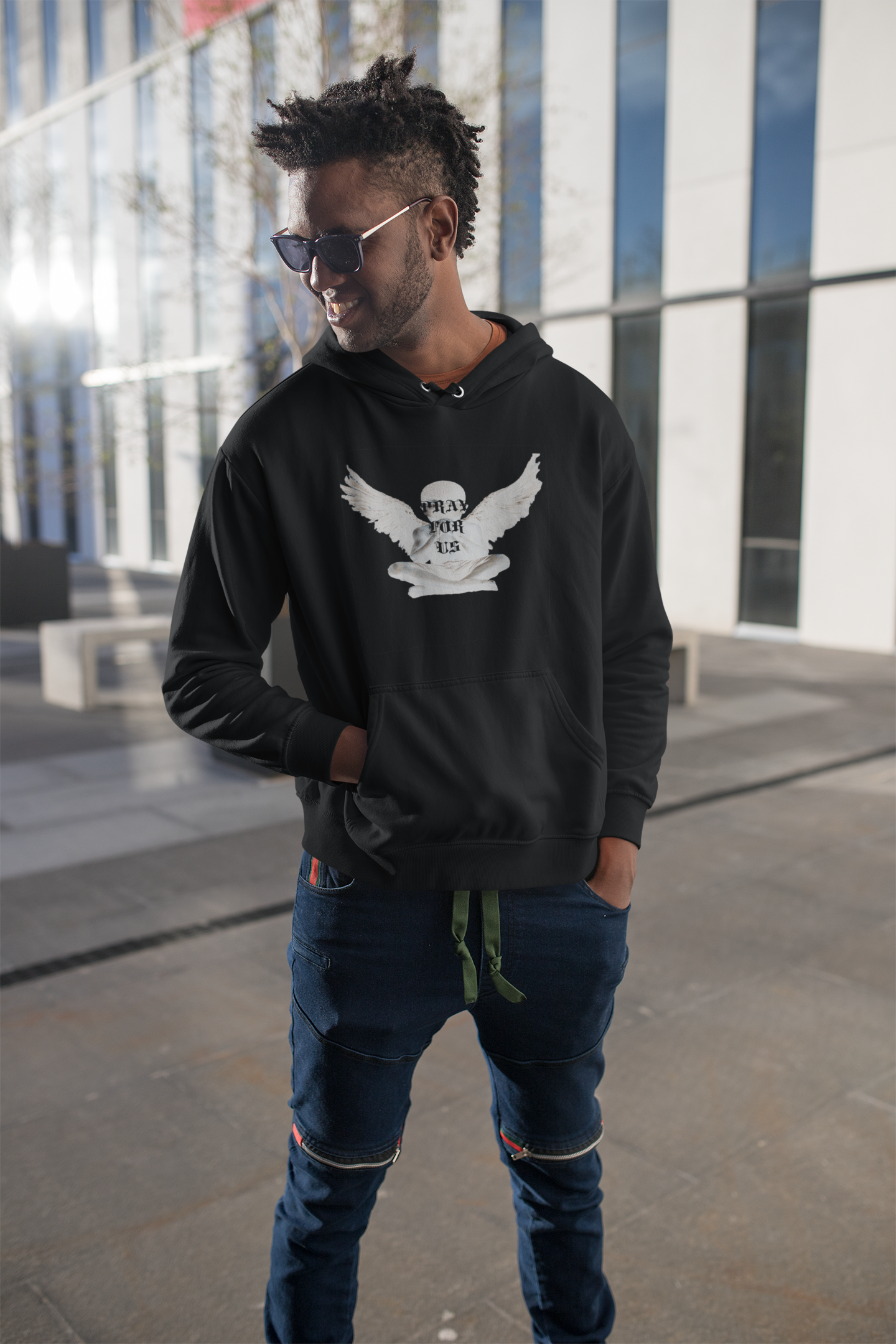 Pray For Us Angel Hoodie - Limited Edition