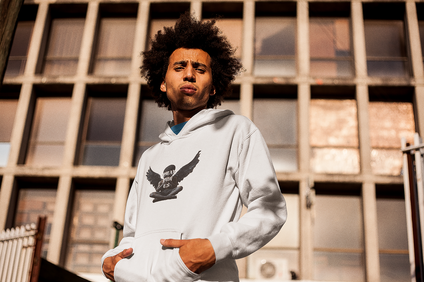 Pray For Us Angel Hoodie - Limited Edition