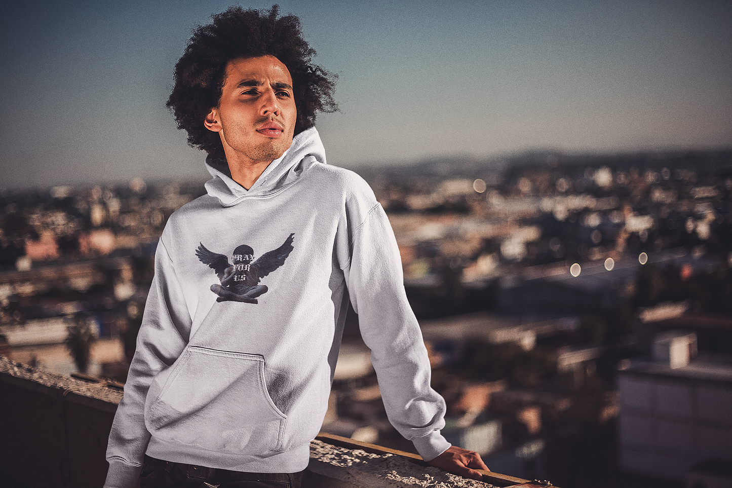 Pray For Us Angel Hoodie - Limited Edition
