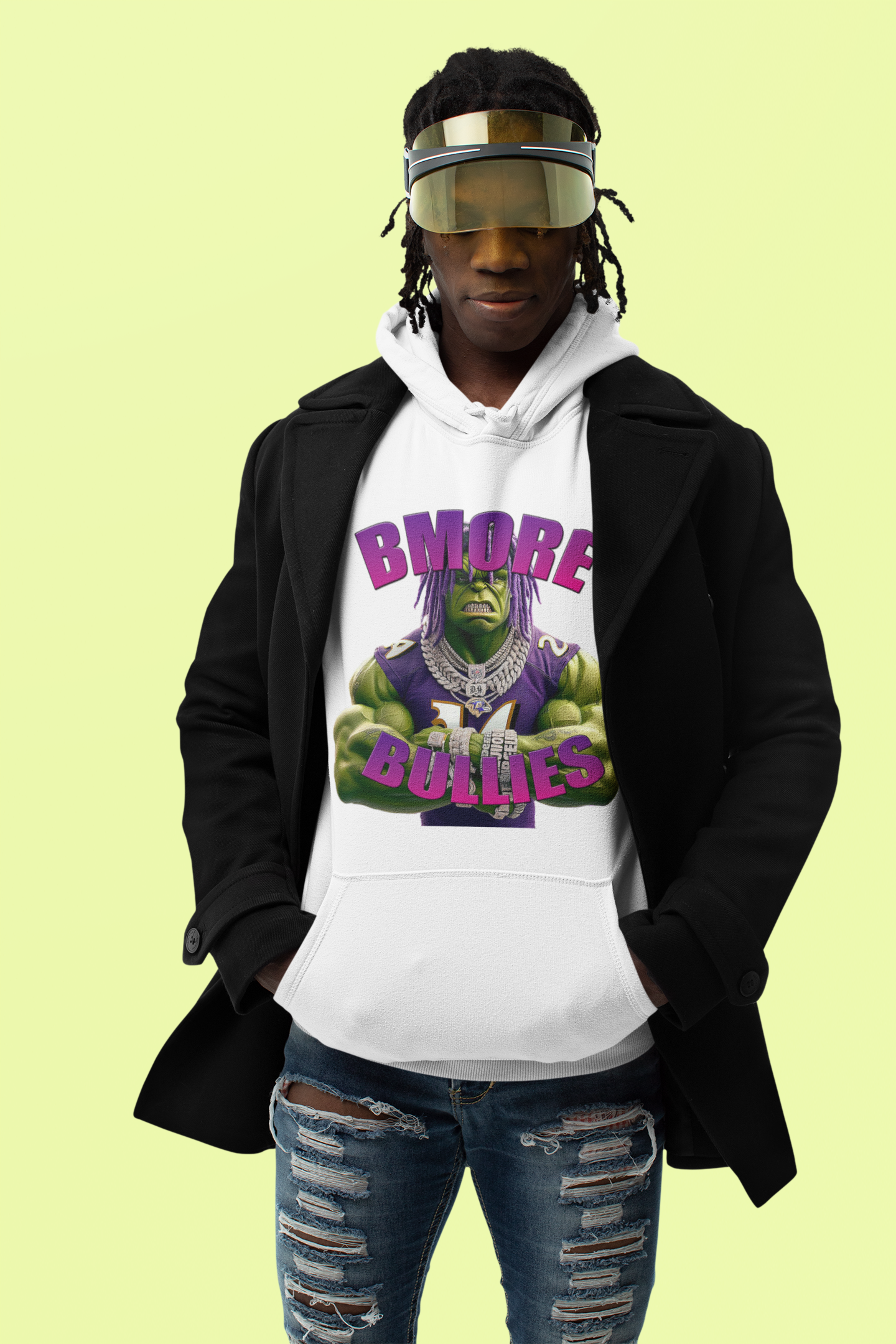 Bmore Bullies Football Hoodie - For the True Ravens Fan