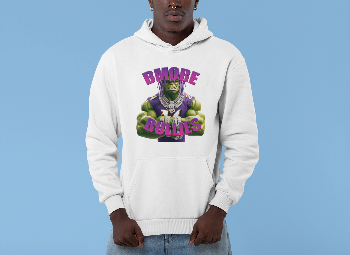 Bmore Bullies Football Hoodie - For the True Ravens Fan